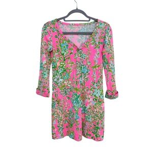 Lilly Pulitzer Palmetto Short Dress, 3/4 Sleeves,‎ Sz XXS